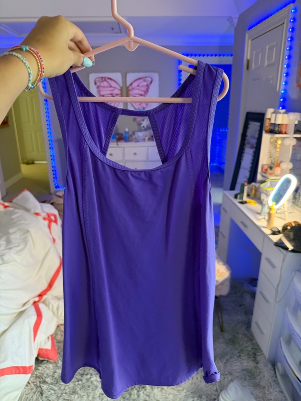 lululemon athletica Purple Racerback Tank Top